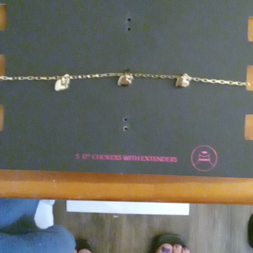 2 heart necklaces